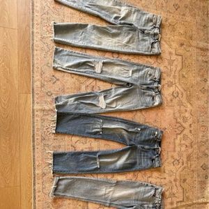 Lot of 3 mom jeans